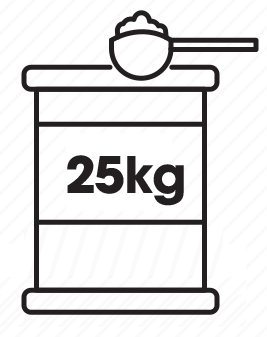 Bột sữa bao 25kg